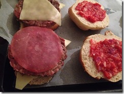 bacon burger maison