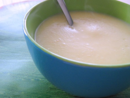 Velouté de Pommes de terre au Citron confit